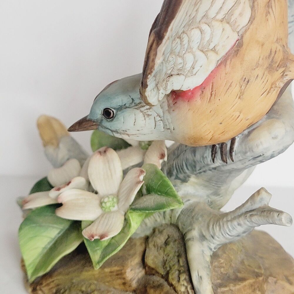 Vintage Porcelain Figurine - "Scissor-Tailed Flycatcher" Andrea by Sadek - 6956 - Picture 5 of 7